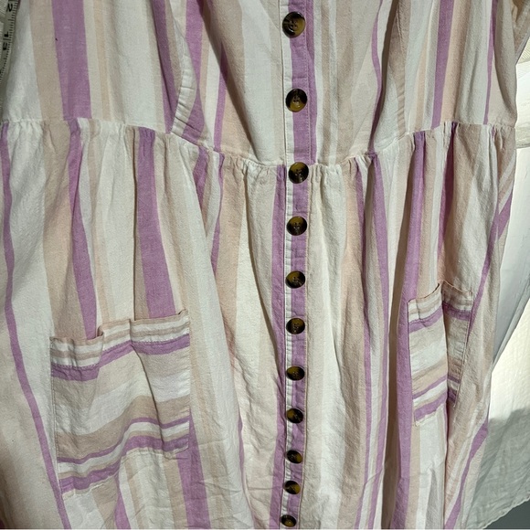 Striped Button-Down Sundress - Picture 4 of 10